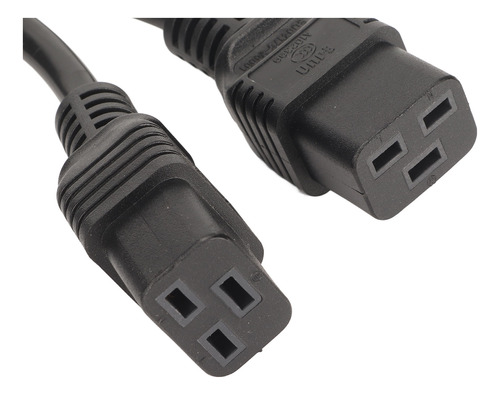 Cable Doble Iec320 C19 A C20, Hembra A Macho, Universal Y