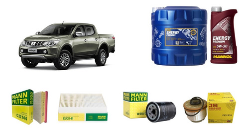 Kit De Mantención Filtros Y Aceite Mitsubishi L200 2016 