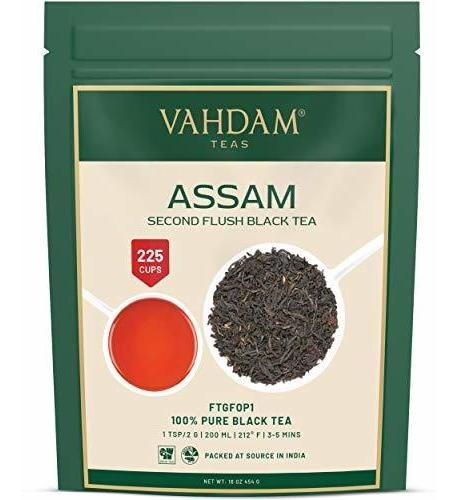 Hojas De Té Negro Assam (más De 200 Tazas) I Fuerte, Malty