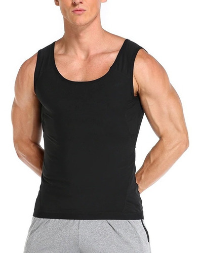 Imagen 3 de 10 de Polera Reductora Faja Modeladora Para Mujer Hombres