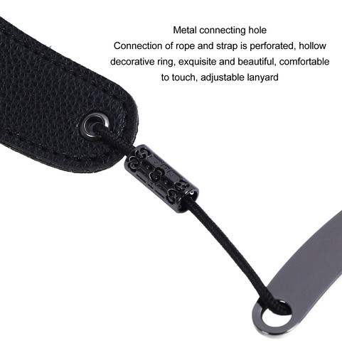 Correa De Cuello De Saxofón Negra Negra Para Saxo Alto Trans