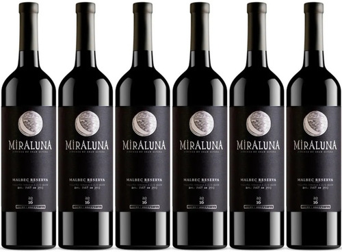 Vino Miraluna Malbec Reserva Cachi, Salta Caja X 6u