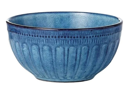 Bowl D14x7.5cm Pintado Azul Set X6