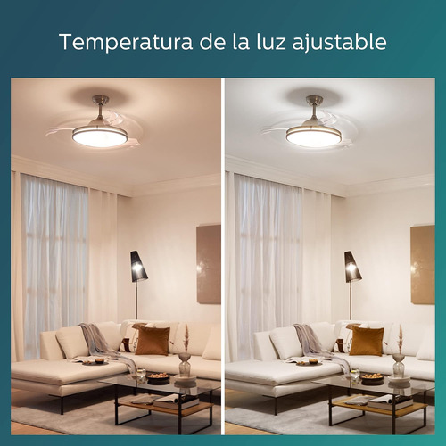 Philips Lighting Atlas - Ventilador De Techo Con Luz Led