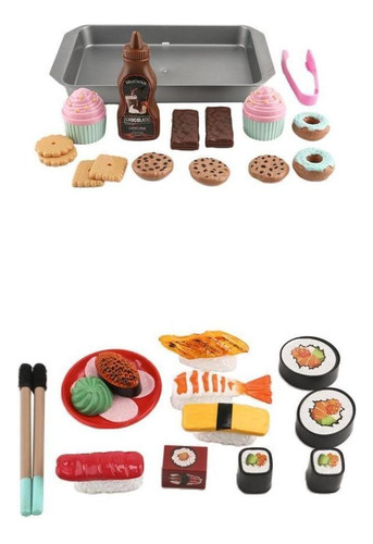 Playset Cocina Comida Divertida Sushi Japonés Postre