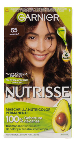 Tintura De Cabello Avellana 55 Pack (x3) - Garnier