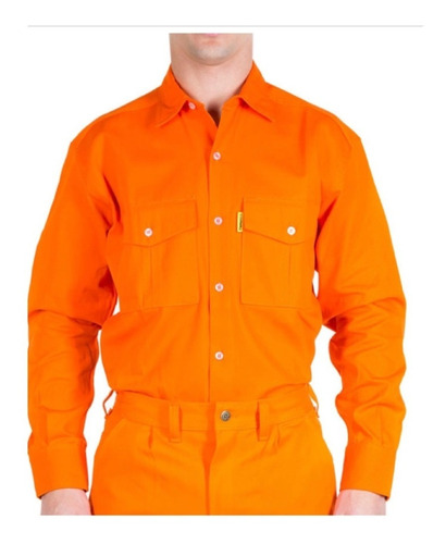 Camisa Pampero Trabajo Naranja