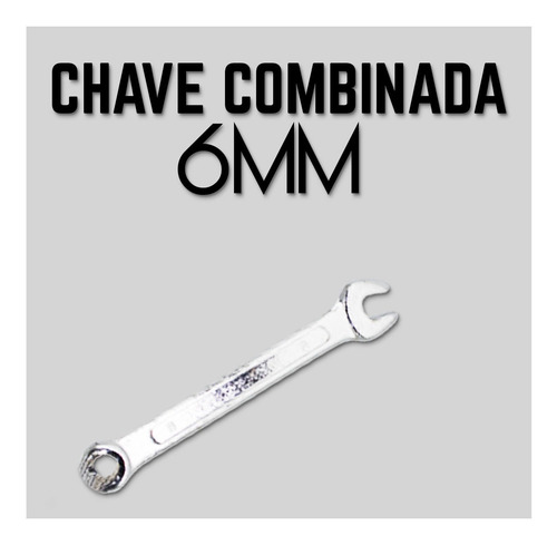 Imagem 2 de 6 de Ferramenta Chave Combinada 6mm Original 123útil Uso Pessoal