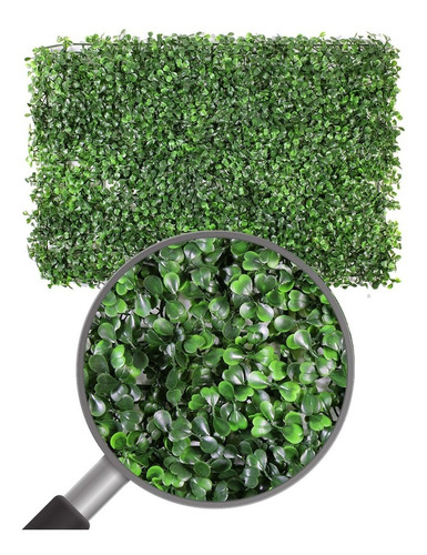25 Pzas Follaje Artificial Sintetico Para Muro O Pared Verde