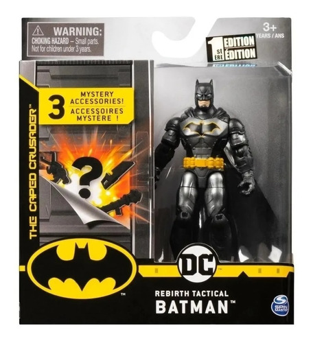 Batman Tactical Dc 10 Cm Con Accesorios Original Dc