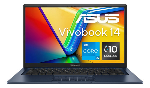 Laptop Asus Vivobook 14 X1404 Intel Ci5 16gb 512gb Ssd Color Azul