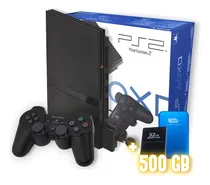 Comprar Playstation 2 Slim + Disco Duro 500gb Con Muchos Juegos!!!