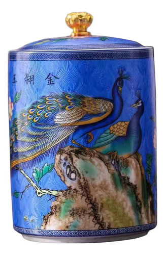 Contenedor De Almacenamiento De Té, Bote De Té De Azul