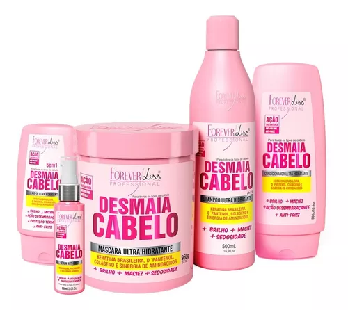 Forever Liss - Kit Desmaia Cabelo Completo Com Máscara 950g ...