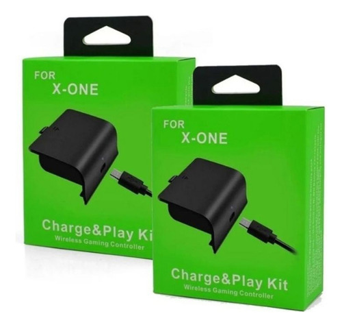 Kit 2 Baterias 800mah + Cabo Usb Compatível Com Xbox One S/x