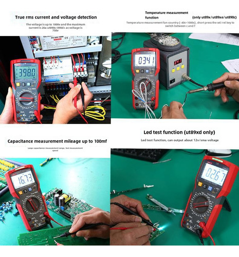 Teste De Vivo/temperatura Ut89x - Uni-t Ut89x Series True Rm