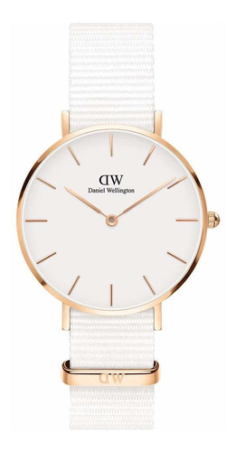 Reloj Mujer Daniel Wellington Dw00100311 Cuarzo Pulso Blanco