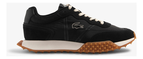 Tenis Lacoste Hombre Premium Negro L-spin Deluxe Nailon