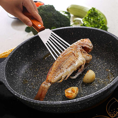 Espátula Para Pescado De Acero Inoxidable, Juego De 2 Unidad