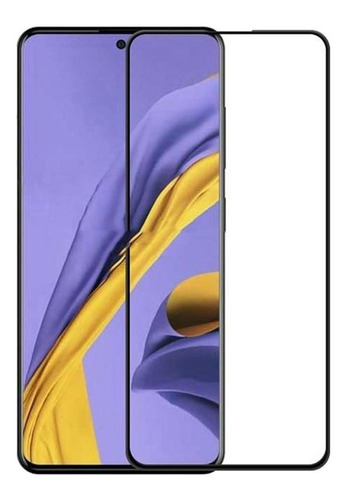 Samsung Galaxy A51 Mica Vidrio Full Pegamento 9h 5d