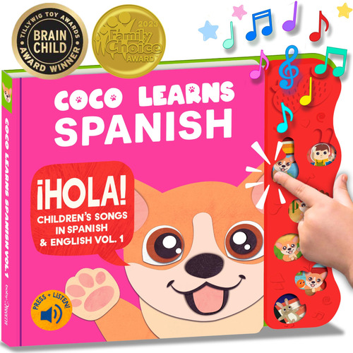 Libro Interactivo Montessori Coco Aprende Español Musical