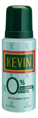 Desodorante Hombre En Aerosol Kevin Clasico 0% Alcohol 163ml Fragancia Clásico