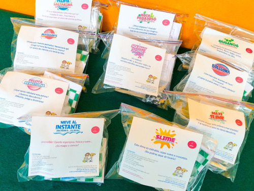 Kit De 40 Experimentos En Bolsas. 10 Diferentes: 4 De C/u