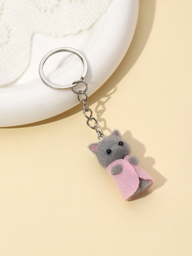 Para . Juego De 6 Llavero Gato Persa De Peluche, Mini Set /