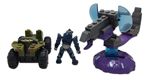 Mega Bloks Halo Unsc Mongoose Set (Usado)