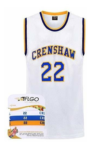 Aflgo Quincy Mccall # 22 Crenshaw Love & Basketball Jersey D