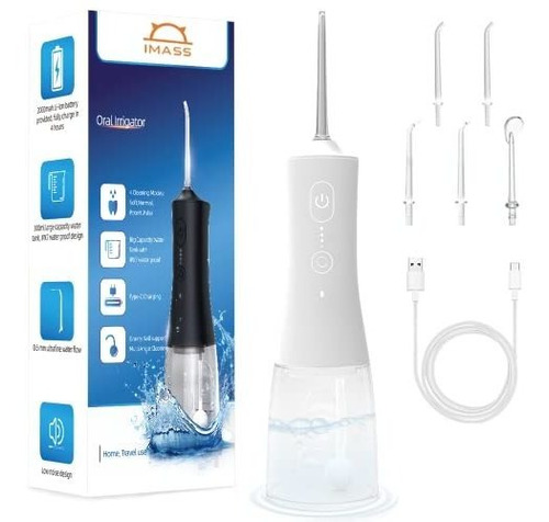 Hilo Dental De Agua Inalámbrico Para Dientes  4 Modos Y 5 P