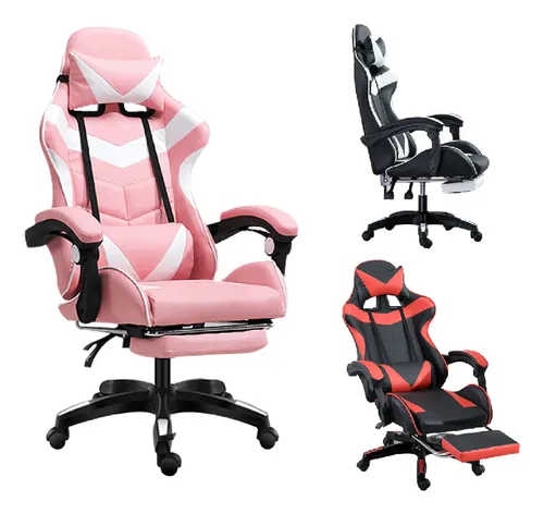 comprar Silla Escritorio Gamer Masaje Reclinable Giratoria Apoyapies