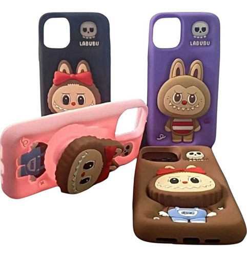 Capa Capinha Estilo Labubu Para iPhone