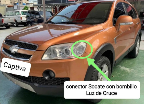 Socate Conector Con Bombillo Luz De Cruce Chevrolet Captiva 
