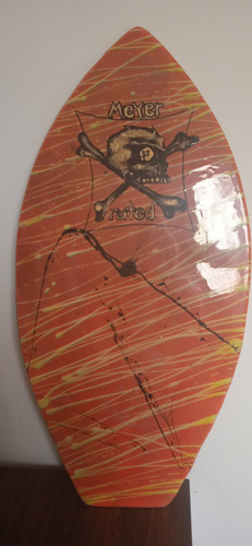 Tabla Madera Skimboard Marca Meyer 105 X 53