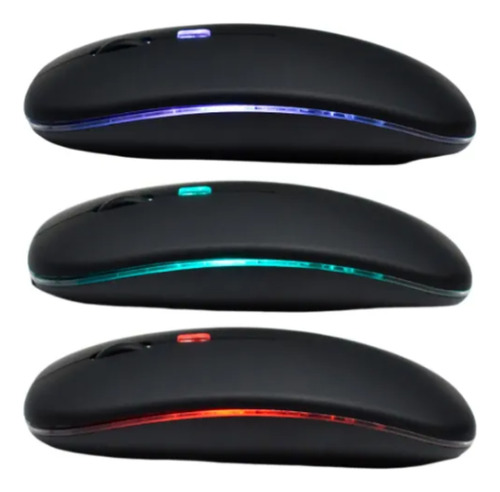 Mouse Inalámbrico Recargable Bluetooth Y Usb Óptico 2.4g