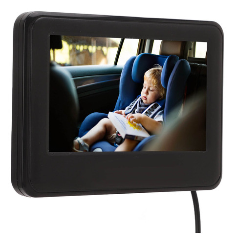 Monitor De Coche Hd Para Bebés, Pantalla Lcd A Color De 4.3