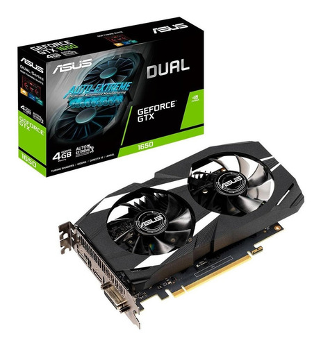 Imagem 5 de 6 de Placa de vídeo Nvidia Asus Dual GeForce GTX 16 Series GTX 1650 DUAL-GTX1650-4G 4GB