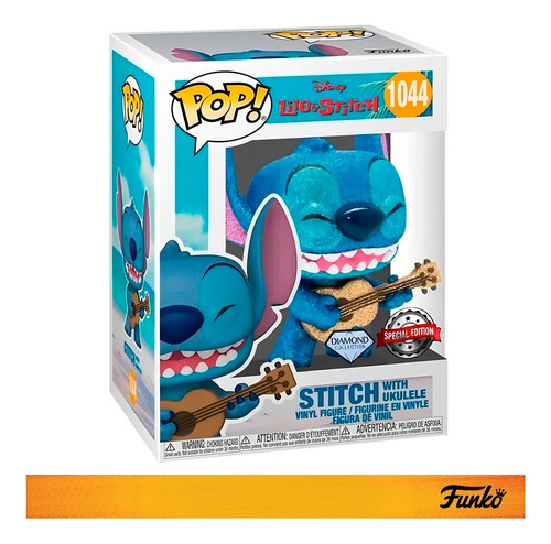 Funko Pop Disney Stitch With Ukulele Diamond #1044 Exclusive