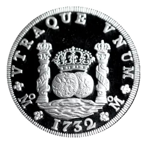 Moneda Columnaria De 1/4 Onza Plata, Proof, De 1732