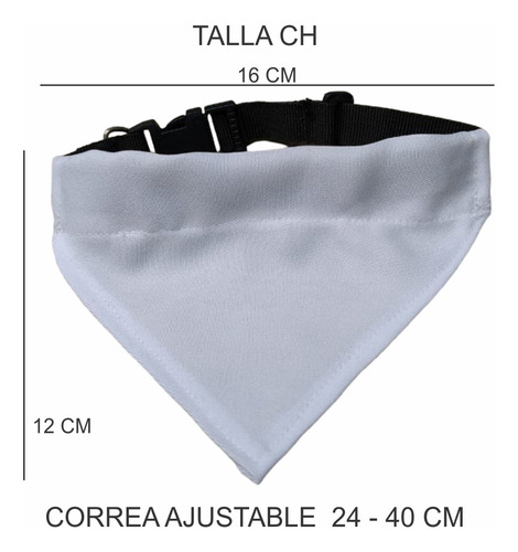 Bandana Para Mascota Para Sublimar, Perros, 30 Pzs Surtido