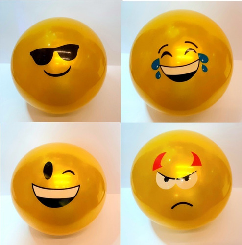 Pelota Emoji De 20cm De Diametro Varios Diseños... Tematico.