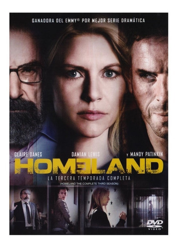 Homeland Tercera Temporada 3 Tres Dvd