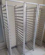 Comprar Carro Porta Bandejas 19 Puestos Fabricado En Aluminio -nuevo