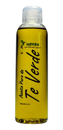 Aceite  De Te Verde * Herba* 60cc . Puro Y Natural