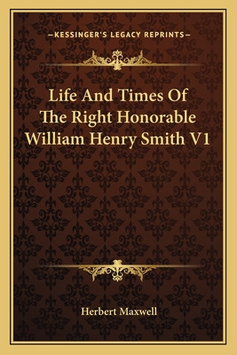 Libro Life And Times Of The Right Honorable William Henry...