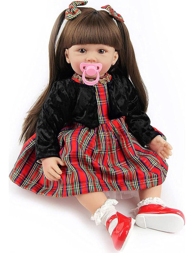 Muñeca Reborn Niña 60 Cm Ziyiui Realista Con Accesorios
