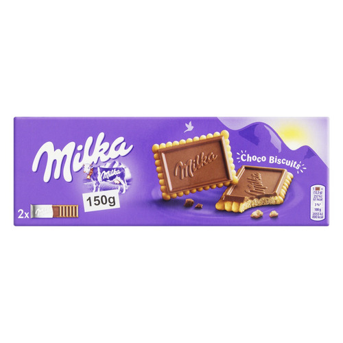 Imagem 1 de 2 de Biscoito Chocolate ao Leite Alpine Milka Caixa 150g