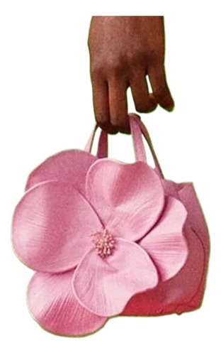 Bolso Tote Francés Con Flores De Pétalos