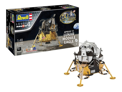 Kit Apollo 11 Lunar Module Eagle - Escala 1/48 Revell 03701